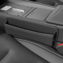 Load image into Gallery viewer, Car Seat Gap Organizer Universal PU Leather Console Side Pocket Auto Crevice Filler Storage Box Interior Accessories