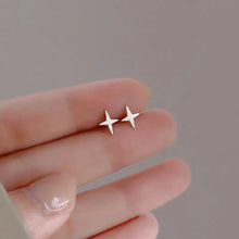 Load image into Gallery viewer, New Heart Stud Earrings for Women Hypoallergenic Daily Wear Minimalist Cute Star Silver Color Ear Girls Pierc Jewelry Gifts