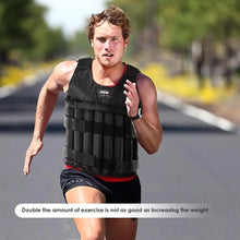 Load image into Gallery viewer, 3/15/35kg 1-50kg Weight Training Suit Empty Bag Fitness Running Vest Adjustable Weight Jacket Workout Equipment for Jogging