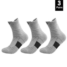 Load image into Gallery viewer, 1/3pairs/Lot Men's Socks Compression Stockings Breathable Basketball Sports Cycling running Towel Socks High Elastic Tube Socks
