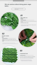Load image into Gallery viewer, Artificial Ivy Hedge Green Leaf Fence Panels – Faux Privacy Fence Screen
