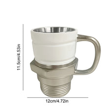 Load image into Gallery viewer, Spark Plug Mug Plain Coffee Mugs Mechanics &amp; Gearheads Metal Coffee Cups Unique Auto Gift Personalized Coffee Mug for Car Lovers