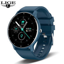 Load image into Gallery viewer, LIGE Smart Watch Women Men Full Touch Screen Bluetooth Call Smartwatch Waterproof Sports Fitness Tracker Watches for Android iOS
