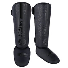 Load image into Gallery viewer, High-Quality PU Leather Boxing Shin Guards Ankle Support Protector MMA Muay Thai Training Leg Warmers Light Kicking Shin Pads