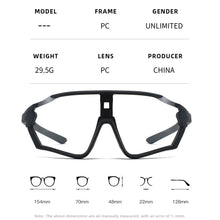 Load image into Gallery viewer, Photochromic Cycling Glasses Sports Bike Sunglasses Men Women Mtb Bicycle Eyewear Baseball Softball Sun Glasses