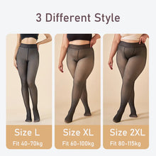 Load image into Gallery viewer, Thick Thermal Tights Stockings Women Warm Winter Sexy Translucent Pantyhose Leggings Female High Waist Elastic Slim Pantyhose