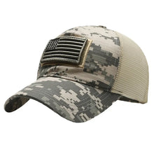 Load image into Gallery viewer, American Logo Mesh Baseball Cap - Embroidered Sunshade Hat for Men &amp; Women