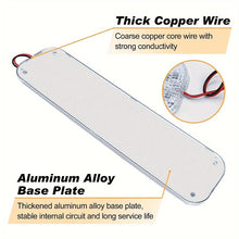 Load image into Gallery viewer, 12V-80V 72LED Interior Light Bar Strip Light With Switch LED Car Interior Lamp Lighting Camper Bus Motorhome Boat Roof Light