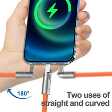 Load image into Gallery viewer, 120W Fast Charge USB Type C Cable 180 Degree Rotation Elbow For Xiaomi Redmi Honor Phone Charger
