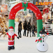 Load image into Gallery viewer, Christmas Inflatable Decoration Toy Built-in LED Lights Inflatable Model Ornament Xmas Party New Year Garden Indoor Outdoor Deco