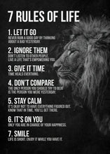 Load image into Gallery viewer, Inspirational Lion Quote Canvas Wall Art Poster Home Office Decor