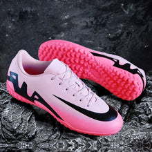 Load image into Gallery viewer, New Men Soccer Shoes Ultralight Football Boots Cleats Hot Sale Long Spikes Breathable Indoor Sneakers Training Drop Shipping