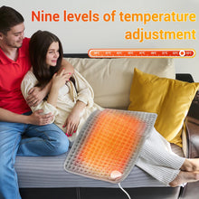 Load image into Gallery viewer, Electric Heating Waist Pad Adjustable Temperature Massage Waist Warm&amp;Hot Compress For Abdomen Uterus Thermal Lumbar Support Belt