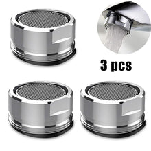 Load image into Gallery viewer, 3pcs Brass Faucet Aerator Set: Water Saving, Replaceable Filter, Bathroom Bubbler