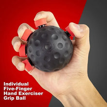 Load image into Gallery viewer, Finger Hand Gripper Set Massage Ball Adjustable Hand Grip Strengthener Carpal Expand Forewrm Erexceriser Grip Strength Trainer