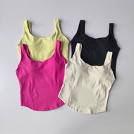 Women Sexy Sports Bra Crop Tops Tube Top Bra Female Streetwear Sleeveless Camis Seamless Sport Lingerie Tee Crop Top Sports Vest