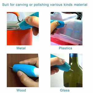 Mini Electric Engraving Pen DIY Carving Tool for Wood Metal Glass Stone Plastic