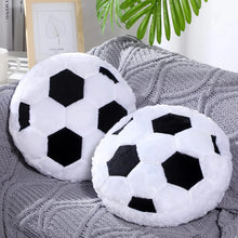 Load image into Gallery viewer, Creative Football Plush Pillow, Fan Cushion, Boyfriend Football Cushion, Home Decoration, Sports Fan,Cute Soccer Shaped