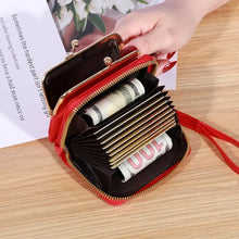 Load image into Gallery viewer, Women&#39;s Fashion Wallet with Wrist Strap - Large Capacity Coin Clip and Card Slots