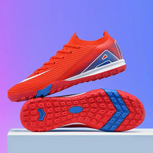 Load image into Gallery viewer, New Men Football Boots Adult Training Sport Soccer Shoes Cleats Boys Outdoor Long Spikes Non Slip Breathable Match Comfortable