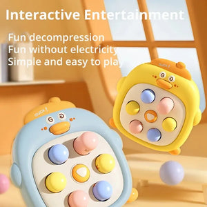 Mini Whack-a-Mole Educational Toy: Hand-Eye Coordination Finger Pinch Decompression
