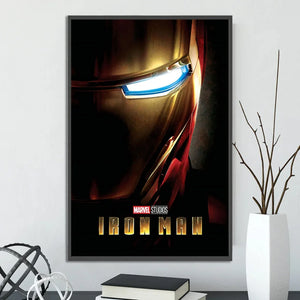 Marvel Movie Poster – Self-Adhesive Wall Mural / Wallpaper