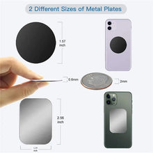 Load image into Gallery viewer, Magnetic Car Phone Holder Metal Plate Disk Iron Sheet Sticker Round Mount Disk