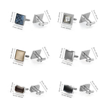 Load image into Gallery viewer, Men&#39;s Copper Cufflinks &amp; Tie Clip Set - Luxury Wedding Gifts, Round/Square Design