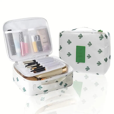 Waterproof Travel Makeup Bag Multi Compartment Organizer for Women/Girls