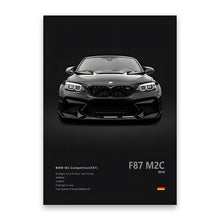 Load image into Gallery viewer, Famous Cars M5 918 GT3 Canvas Wall Art Print Poster G63 STO SLS Decorative Mural Modern Home Decor Birthday Gift Unframed