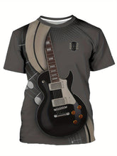 Load image into Gallery viewer, Men&#39;s 3D Guitar T-Shirt - Casual, Stylish, 2024