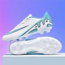 Load image into Gallery viewer, New Men Soccer Shoes Ultralight Football Boots Cleats Hot Sale Long Spikes Breathable Indoor Sneakers Training Drop Shipping