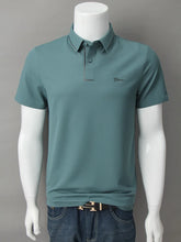 Load image into Gallery viewer, High end luxury brand fashion hot diamond short sleeve Advanced printed POLO shirt summer new Korean version men's lapel T-shirt