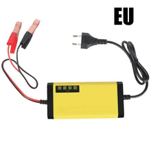 Load image into Gallery viewer, Car Battery Charger 12V 2A 220V Power Puls Repair Charger Wet Dry Lead Acid Battery LED Display Moto Truck Battery Charger