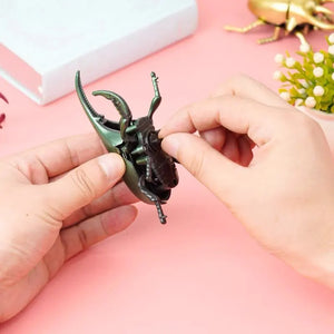 3PCs Wind-Up Beetle Set - Creative Prankster Toy, Animated Insect Scarab for Kids' Play