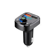 Load image into Gallery viewer, Car Fm Transmitter Bluetooth 5.0 Aux Handsfree Wireless Car Kit Dual Usb Car Charger Auto Radio Fm Modulator Mp3 Player Adapter