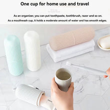 Load image into Gallery viewer, Portable Toothpaste Toothbrush Protect Holder Case Travel Camping Storage Box Protect Toothbrush Toothpaste from Dirt and Damage