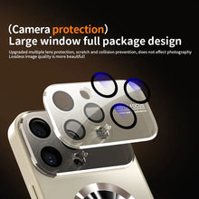Load image into Gallery viewer, New Titanium Metallic Luxury Matte Case For iPhone 17 16 15 14 13 12 Pro Max Plus For Magsafe Glass Lens Camera Protection Cover