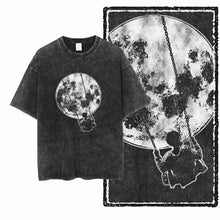 Load image into Gallery viewer, SA ASTRONAUT SPACE THEMES Printed Cotton Acid Washed Graphic Unisex T Shirt Cool Streetwear Men Tshirts Big Size Tee for men