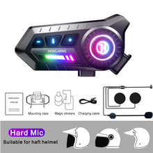 Load image into Gallery viewer, Y20 Bluetooth 5.3 Motorcycle Helmet Headset 1000Mah Super Long Standby Wireless Hands-free Waterproof Motorbike Earphone
