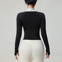 Load image into Gallery viewer, Girls Long Sleeve Activewear Running Sport Coat Slim Workout Zip Up Sleeve Sports Jacket Top Yoga Jackets for Women