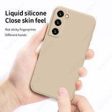 Load image into Gallery viewer, Case For Samsung Galaxy S24 S23 S22 S25 Ultra S24 FE A56 A55 A53 A54 A16 A17 5G S25 Edge Shockproof Liquid Silicone Phone Cover
