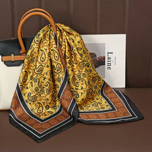 Load image into Gallery viewer, Luxury Polka Dot Silk Square Scarf Women Hijab Hair Bands Neckerchief Female Satin Shawl Ribbon Headband Fashion Wraps Bandana