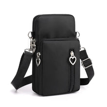 Load image into Gallery viewer, Women&#39;s Waterproof Crossbody Phone Bag: Mini Nylon Travel Purse with Multi-layer Zipper