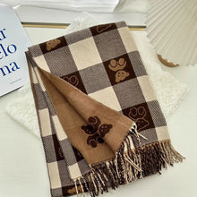 Load image into Gallery viewer, Luxury Winter Cashmere Scarf Women New Design Warm Pashmina Long Tassel Scarves Female Print Shawl Thick Foulard Bufanda