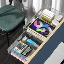 Load image into Gallery viewer, Invisible Storage Table Shelf Storage Box New Pull Out Storage Box Hanging Under Desk Drawer Large Capacity Undertable Drawer