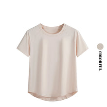 Load image into Gallery viewer, DRUR 2pcs Yoga Set Women Summer Sports Suit 2 Piece Sportswear Outfits Female Short Sleeve Fitness Tops Running Shorts Sets New