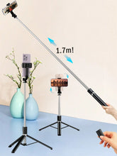 Load image into Gallery viewer, 1700mm Selfie Stick Wireless Selfie Stick Phone Tripod Extendable  Stand Foldable Monopod For Smartphones Balance Steady Shootin