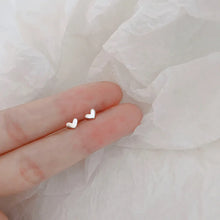 Load image into Gallery viewer, New Heart Stud Earrings for Women Hypoallergenic Daily Wear Minimalist Cute Star Silver Color Ear Girls Pierc Jewelry Gifts