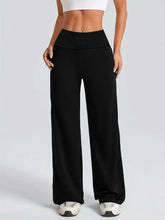 Load image into Gallery viewer, Straight Leg Yoga Trousers Spring Autumn Casual Slimming Wide Leg Sports Long Pants For Tennis Fitness Enthusiasts Activewear